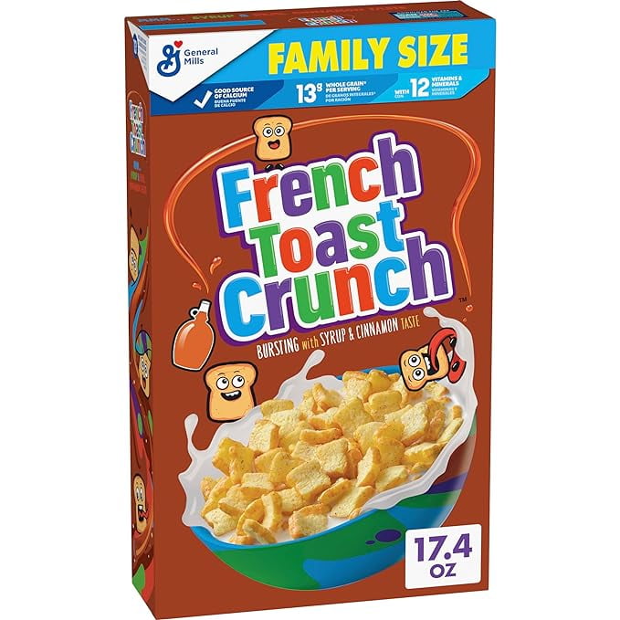 Cinnamon Toast Crunch Minis Breakfast Cereal, Family Size, 19 OZ