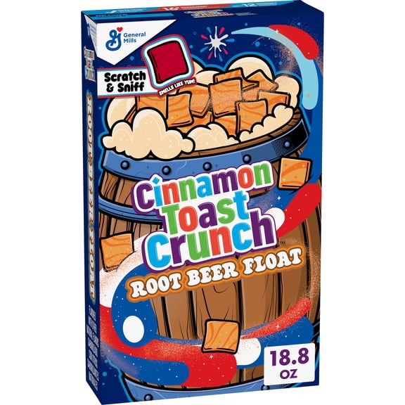 Cinnamon Toast Crunch Root Beer Float Cereal and Scented Box, Walmart Exclusive, 18.8 oz