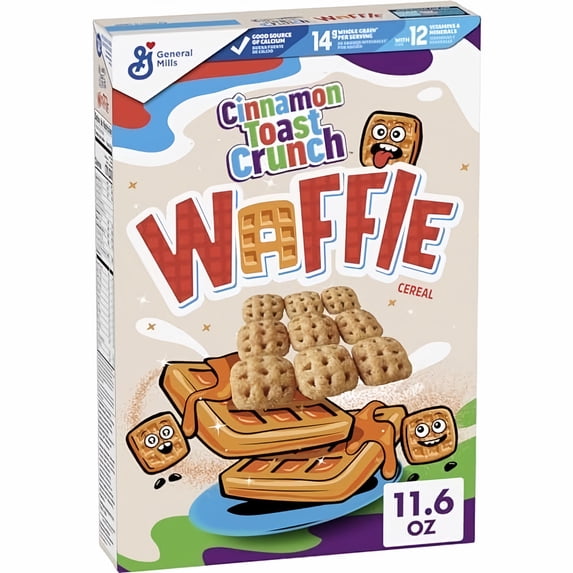Cinnamon Toast Crunch Waffle Breakfast Cereal 11.6 oz (Pack of 10)