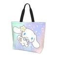 Cinnamoroll 2024 Print Large Canvas Tote Bag Women Shoulder Bag Ladies