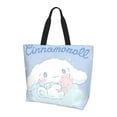 Cinnamoroll 2024 Print Large Canvas Tote Bag Women Shoulder Bag Ladies