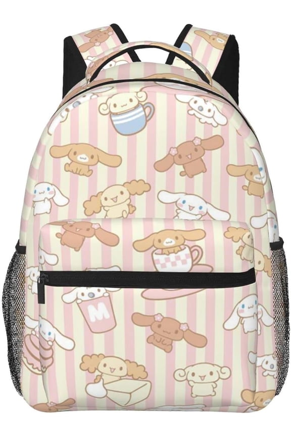 Anime Backpack Large Backpack For Travel Cute Puppy Backpack Durable Lightweight Backpack Fans Woman Pink Daypack