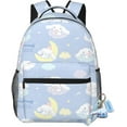 thumbnail image 1 of Cinnamoroll Anime Cinnamoroll Backpack For Outdoor Travel Laptop Backpack Shoulders Casual Daypack For Unisex Cartoon With Keychain, 1 of 5