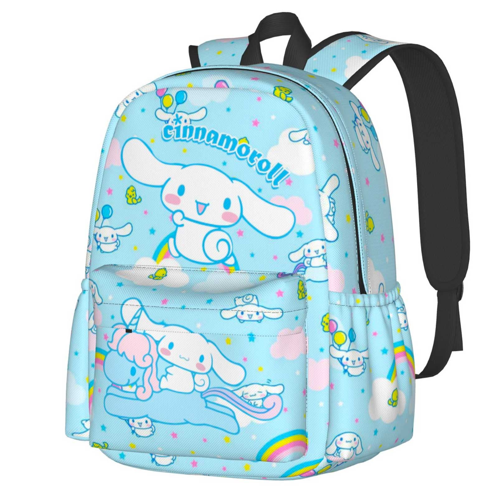 Cinnamoroll Backpack Cartoon Character Creative Print Bookpack Multi-purpose Bag Casual Bagkpack