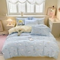 thumbnail image 1 of Cinnamoroll Big-ear dog kuromi  Melody cartoon bedding 4pcs set （Duvet cover +bed sheet +2pillow case)  bedding 3pcs set (quilt cover+bed sheet +1pillow case) single quilt cover dormitory students, 1 of 10