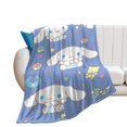 Cinnamoroll Blanket Warm All Season For Kids Women Men Cute Anime Gift