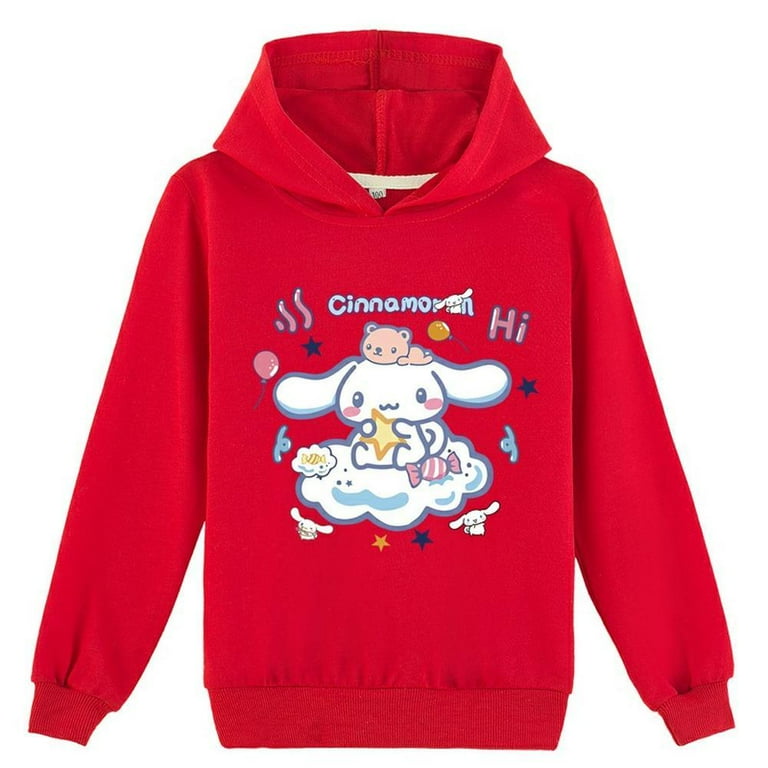 Cinnamoroll Boy Girl Hoodies Cute Cartoon Character Print Sweatshirts for Kids. Walmart