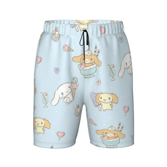 Cinnamoroll Boys Swim Trunks Quick Dry Boards Shorts For Kids Beach Swim Shorts