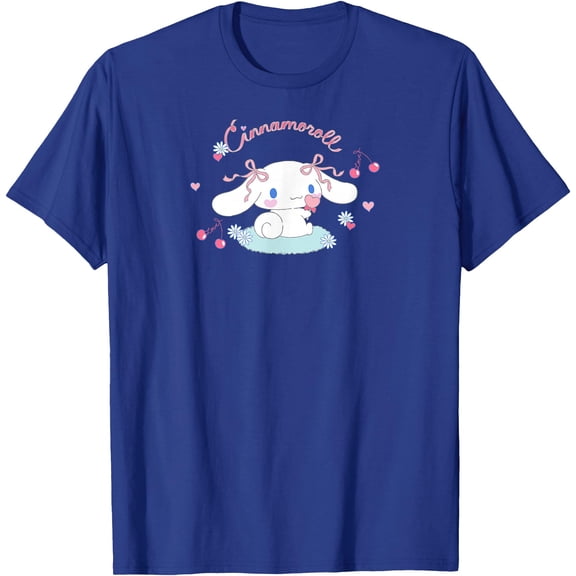 Cinnamoroll Cherry Love Cute DTG Print Unisex T-Shirt