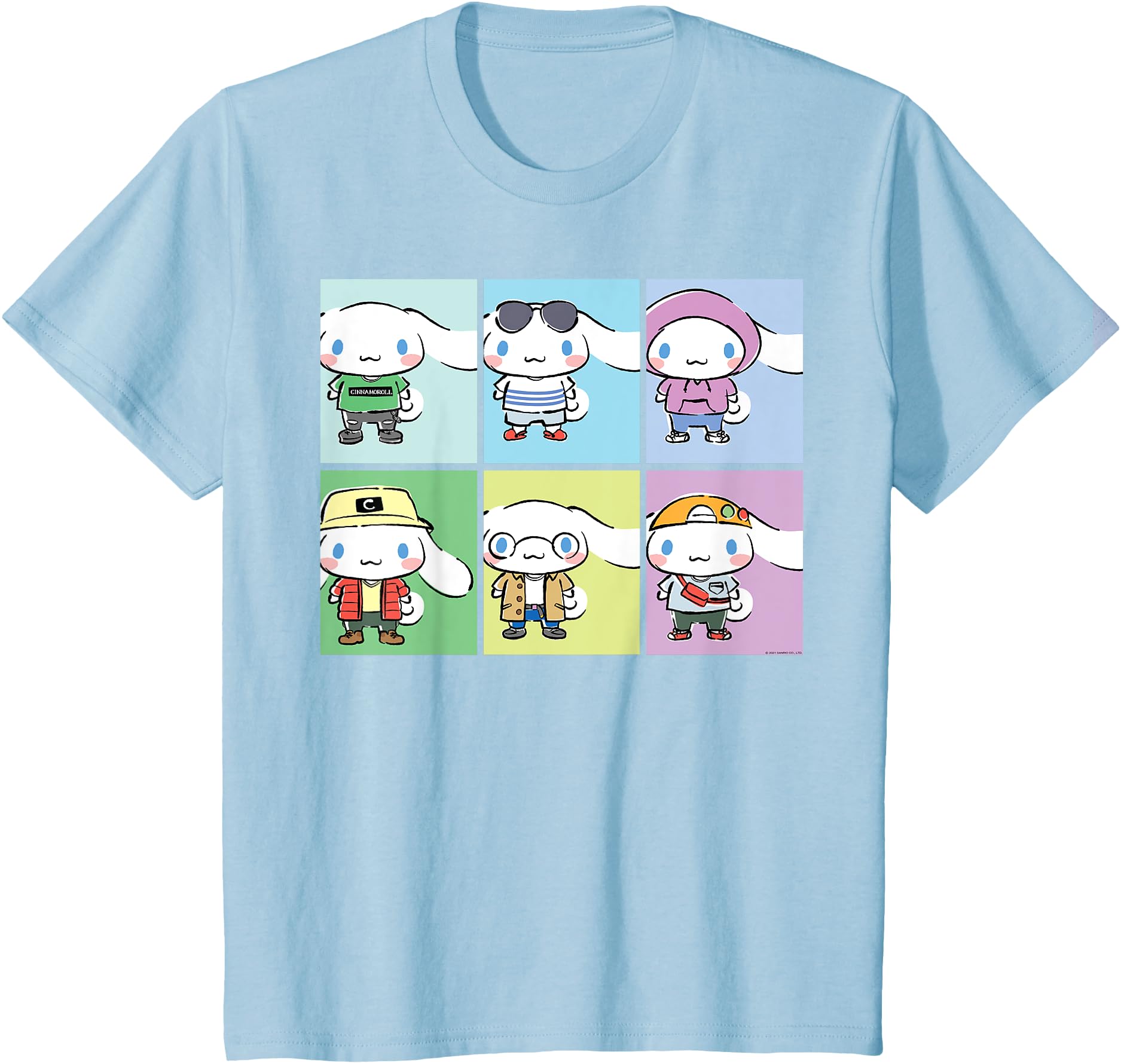 Cinnamoroll Collection Streetwear Squares Kids T-Shirt,Violet color ...