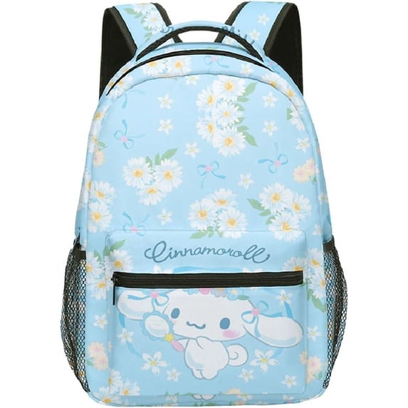 Cinnamoroll Cute Backpack Cartoon Anime BackpackCinnamoroll Backpack 15.8 inch Cinnamoroll Bag Backpack Bookbag Gift (Blue 4)