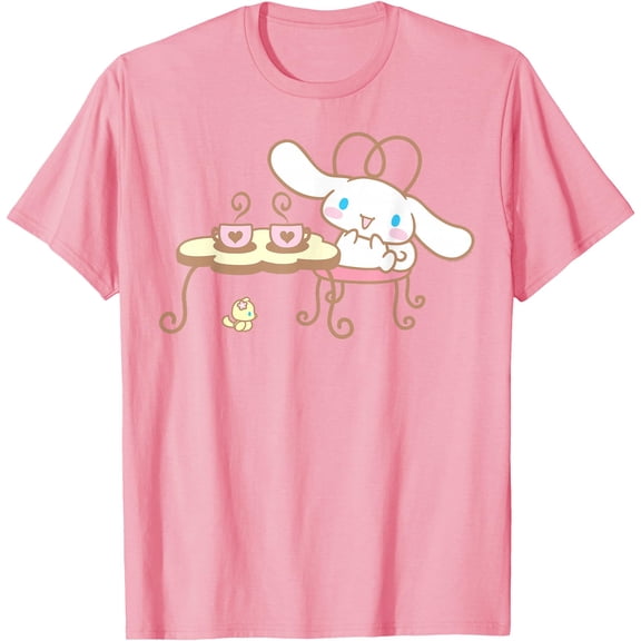 Cinnamoroll Cute Café Table DTG Print Unisex T-Shirt