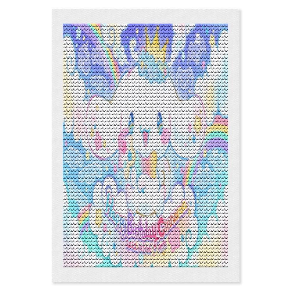 YRTMHU Kits Diamond Painting 5D Hérisson Animal Fleur Rose Kit D'art De Peinture Diamant Complet Forage Cristal Personnalisé Point De Croix Pour Le