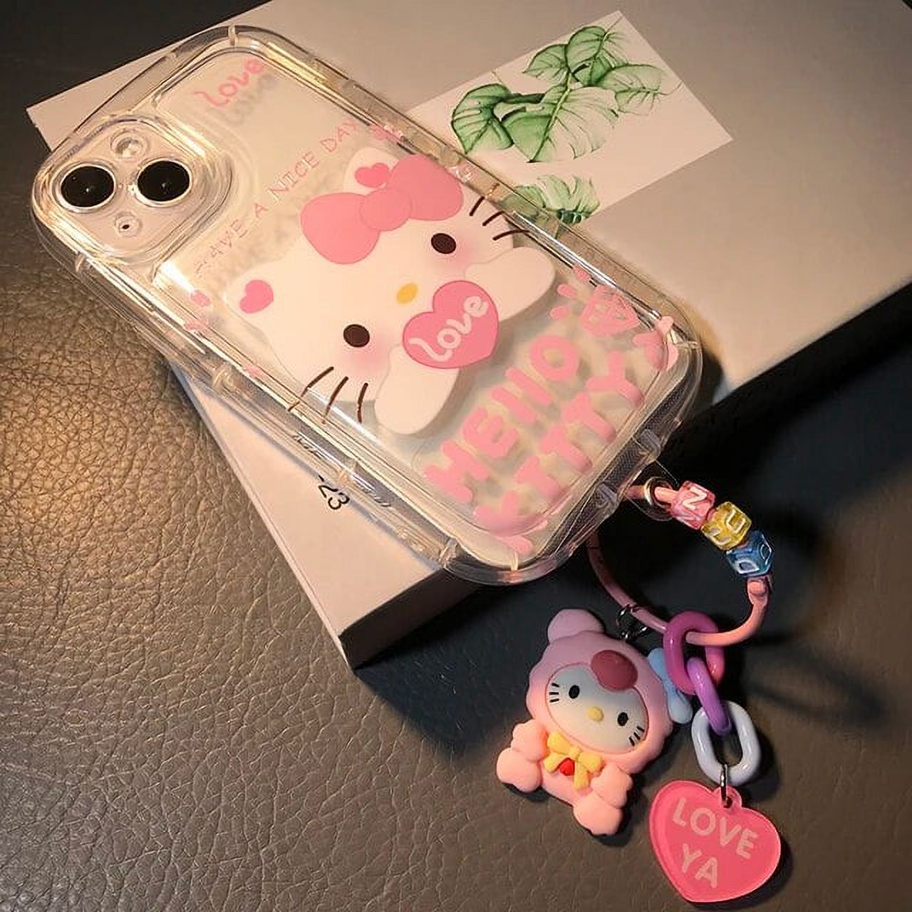 Cinnamoroll Dog Kuromi Kitty Cat Pink Cute Anime Phone Case For iPhone