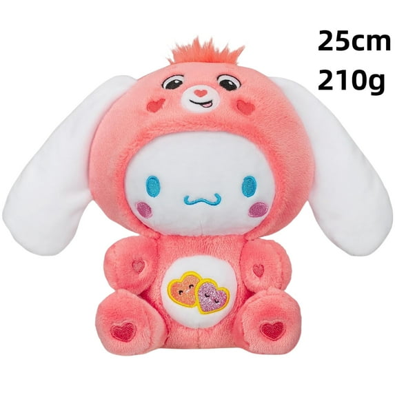 Cinnamoroll Dressed As Love-a-Lot Bear 8" Fun-Size Plush, Pink - Soft, Huggable Bestie!, – Good for Girls and Boys, Employees, Collector Plush Gifts | Plush Toy | Stuffed Animal - It's Plush