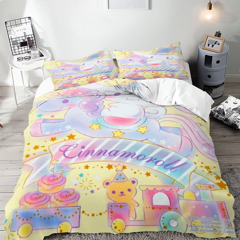 Cinnamoroll Duvet Cover 3D Printed Full Size Microfiber Bedding Set