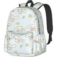 thumbnail image 1 of Cinnamoroll Fashion Computer Cartoon Cinnamorolls Backpack Large Capacity Bag Casual Travel Backpack, 1 of 5
