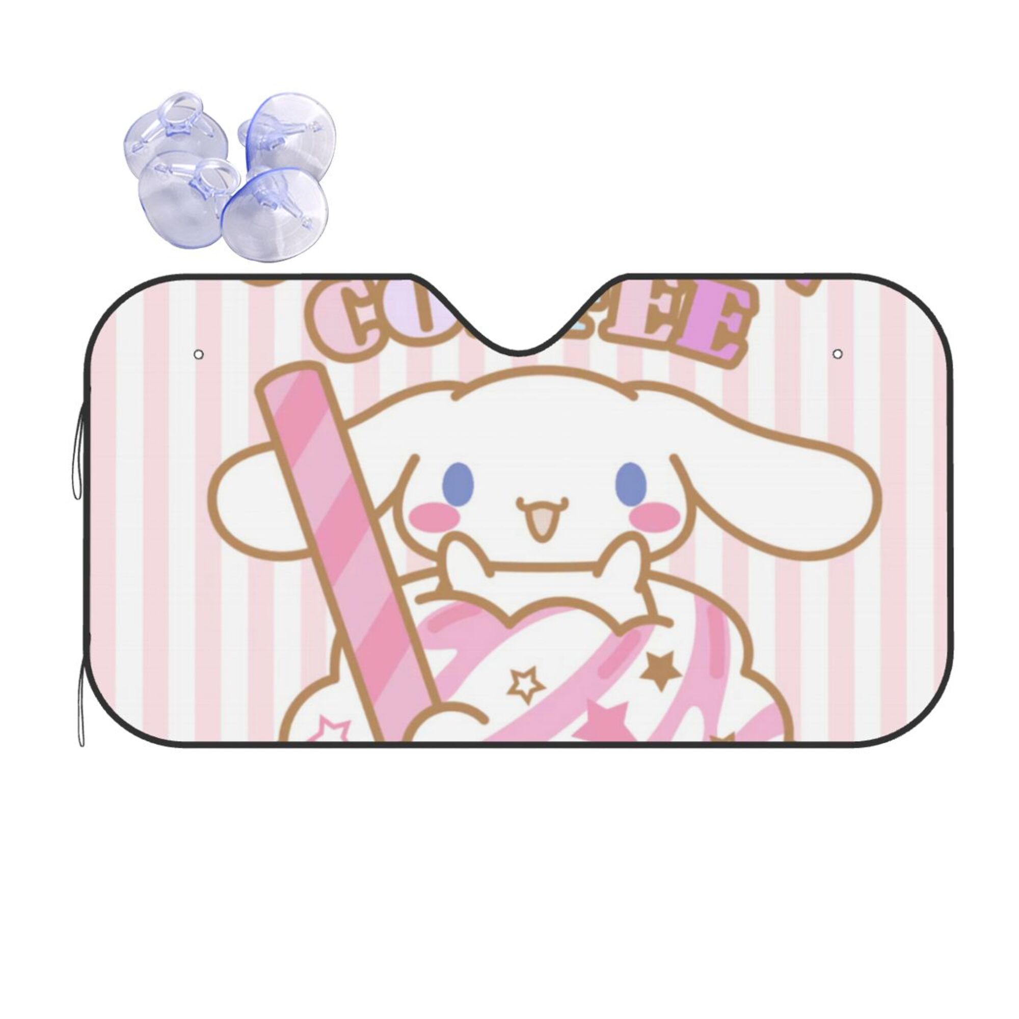 Cinnamoroll Front Windshield Sun Shade For Car, Cinnamoroll Car Sun