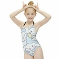 thumbnail image 1 of Cinnamoroll Girls One Piece Swimsuits Hawaiian Summer Swimwear Beach Bathing Suit Outfits, 1 of 7