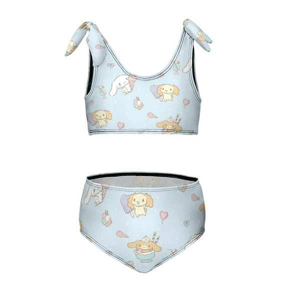 Cinnamoroll Girls' Swimwear Beach Sport Bikini Bathing Suit 2 Piece Swimsuits