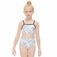 thumbnail image 1 of Cinnamoroll Girls' Swimwear Beach Sport Bikini Bathing Suit 2 Piece Swimsuits, 1 of 7