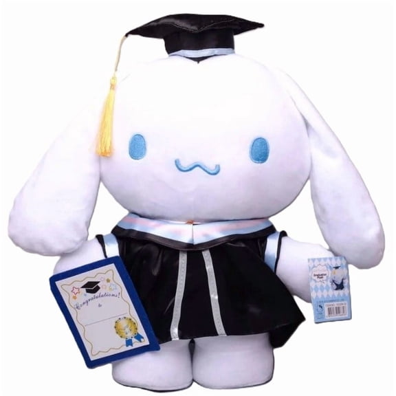 Cinnamoroll Graduation Large Plush Doll 13" (30cm) Graduation Plush Gift Graduation Decoration