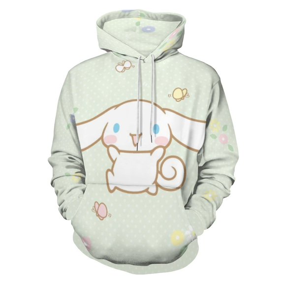 Cinnamoroll Hoodie 3D Print Pullover Hooded Long Sleeve Sweatshirts Tops Blouse with Pocket for Mens Womens