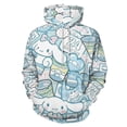 thumbnail image 1 of Cinnamoroll Hoodie 3D Print Pullover Hooded Long Sleeve Sweatshirts Tops Blouse with Pocket for Mens Womens, 1 of 8