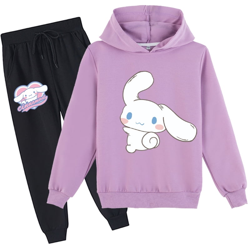 Cinnamoroll Kids Hoodie Set For Boys And Girls - Cute Cartoon Sweater 