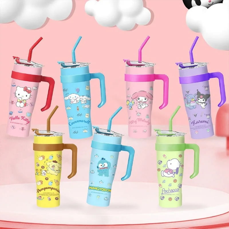 Cinnamoroll Kuromi Big Mac Thermos Cup Cute Cartoon Sanrio Hello Kitty ...