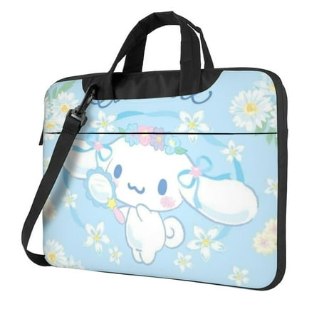 Cinnamoroll Laptop Bag, 13 inch Computer Bag Messenger Shoulder Bag Carrying Case for Laptop or Tablet