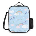 thumbnail image 1 of Cinnamoroll Lunch Bag Unisex Lunch Box, Reusable Lunch Tote Meal Prep Container Portable Leakproof Insulated Cooler Bag Food Tote for Work Office Picnic Beach Travel, 1 of 5