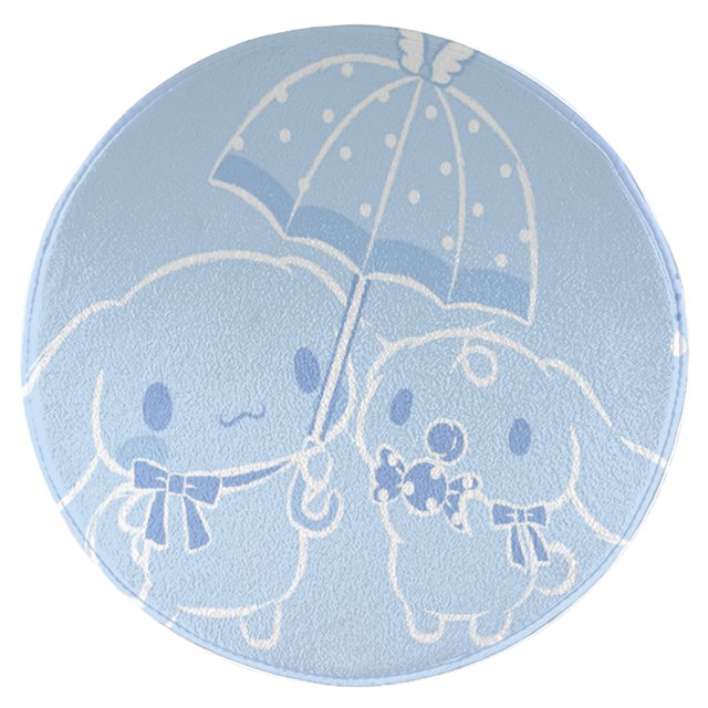 Cinnamoroll Mat Office Chair Mat, Home Round Floor Mat, 39inch