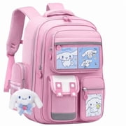 Cinnamoroll Melody Kuromi School Bag Large Capacity Cute Cartoon Versatile Backpack Study School Bag Gift