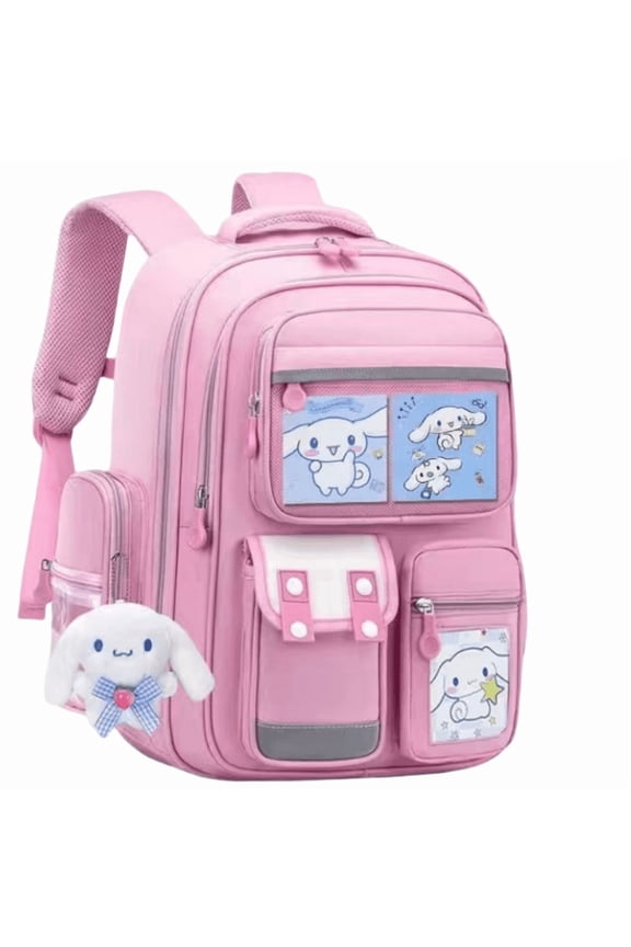 Cinnamoroll Melody Kuromi School Bag Large Capacity Cute Cartoon Versatile Backpack Study School Bag Gift