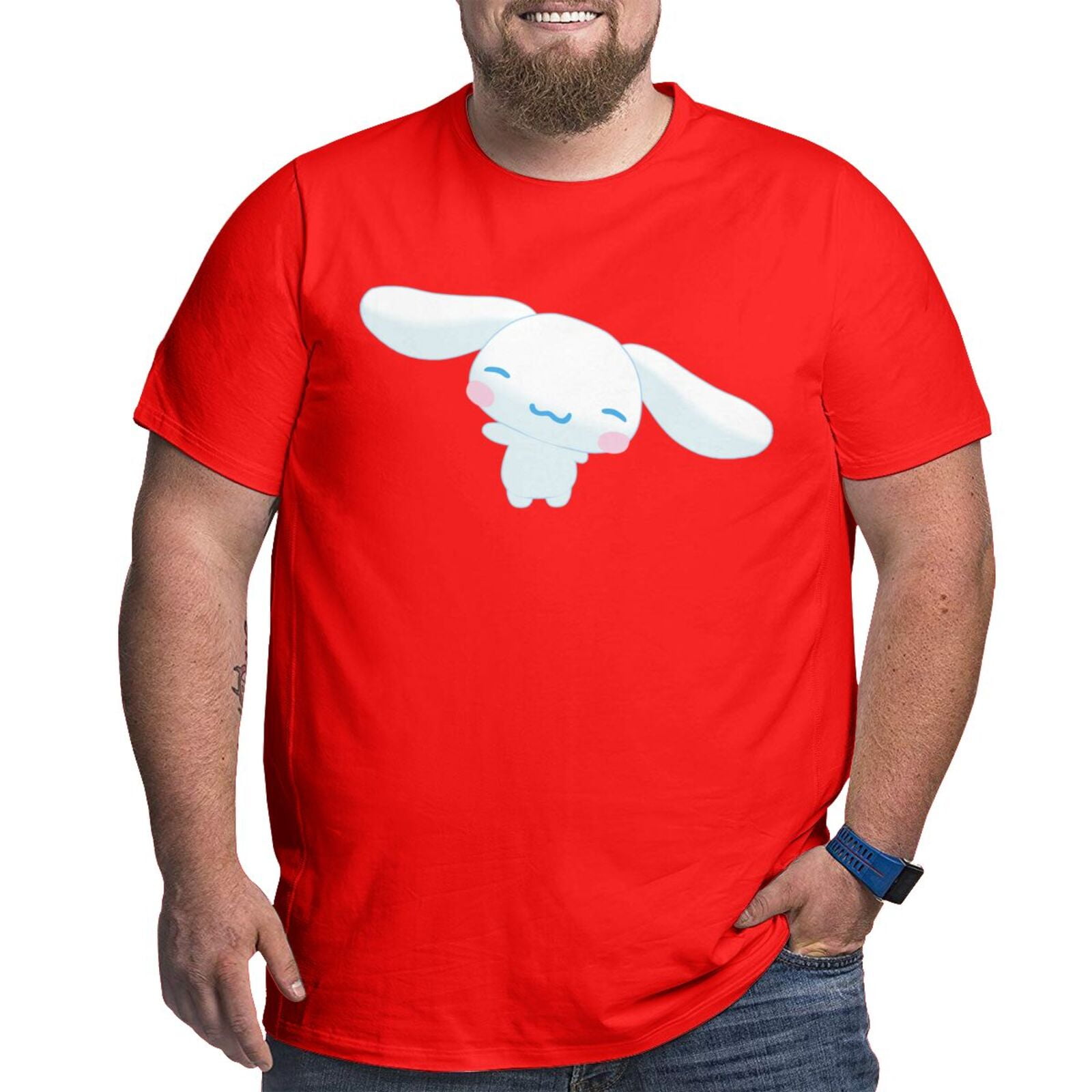 Cinnamoroll Men'S Cotton Short Sleeve Fashion Classic Top T