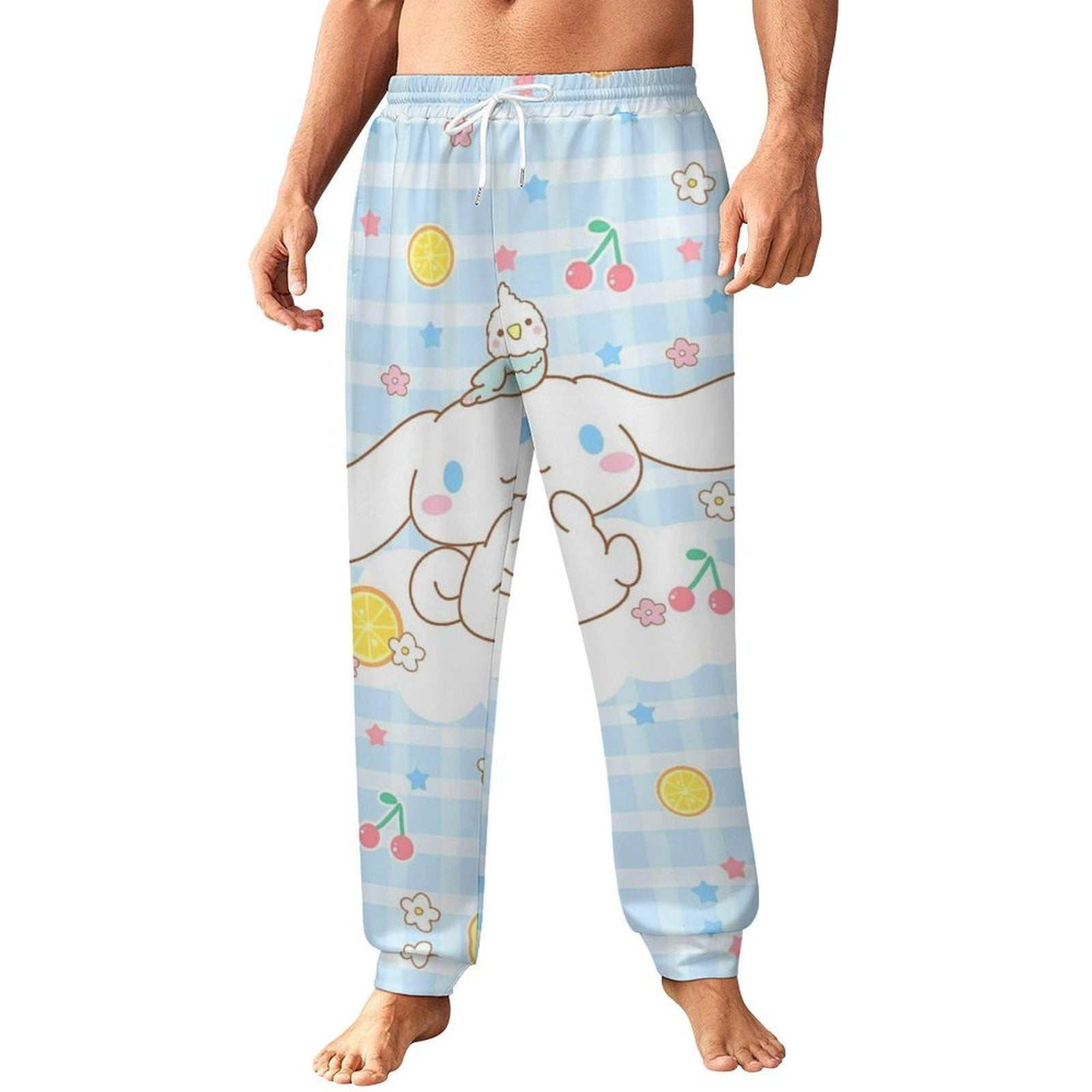 Cinnamoroll Mens Athletic Sweatpants, Workout Gym Joggers Pants for Men