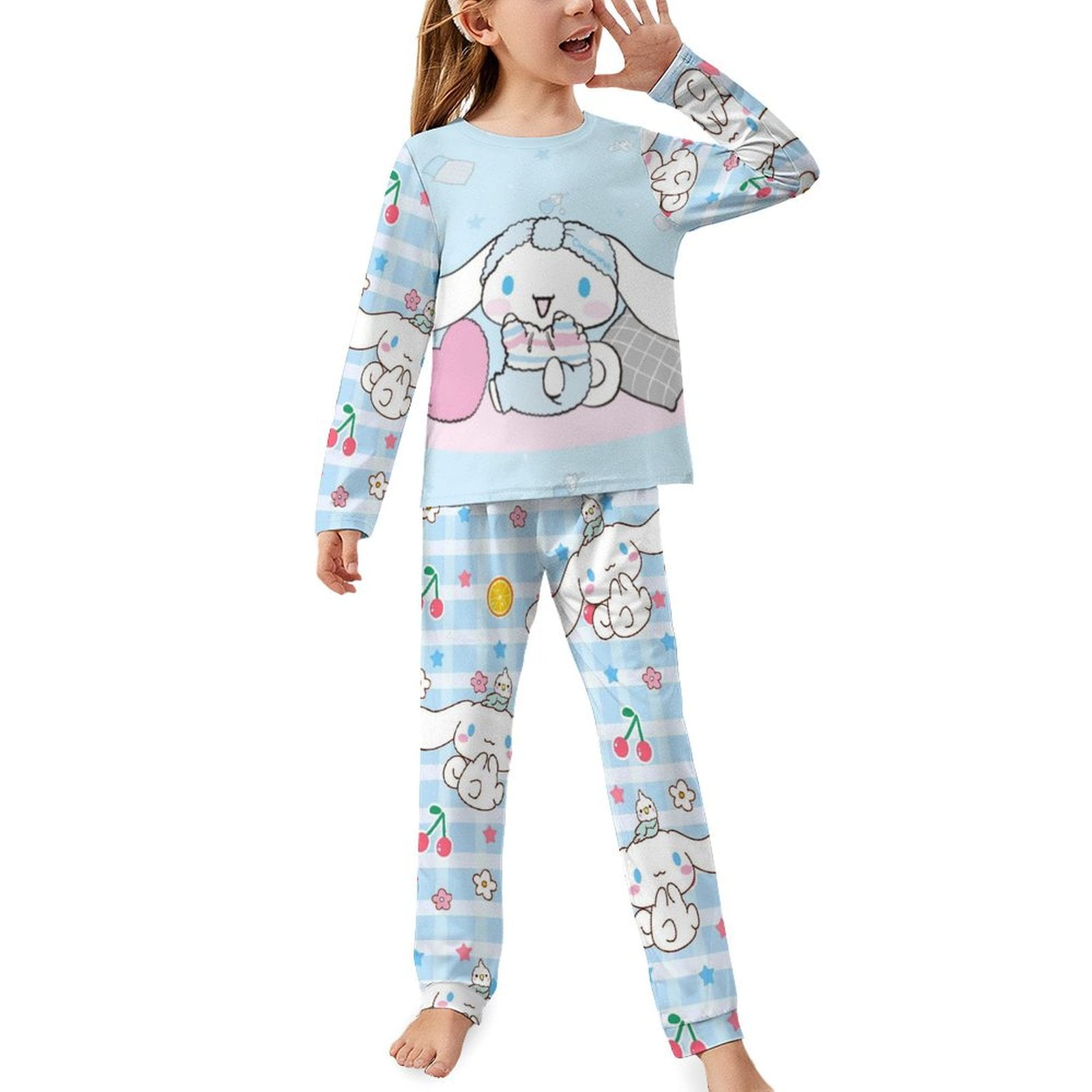 My Hero Academia Pajama Set Cartoon Sleepwear Pant Set Long Sleeve