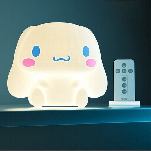 Cinnamoroll Pat Night Light Cartoon Cute USB Rechargeable Induction Bedside Lamp NEW
