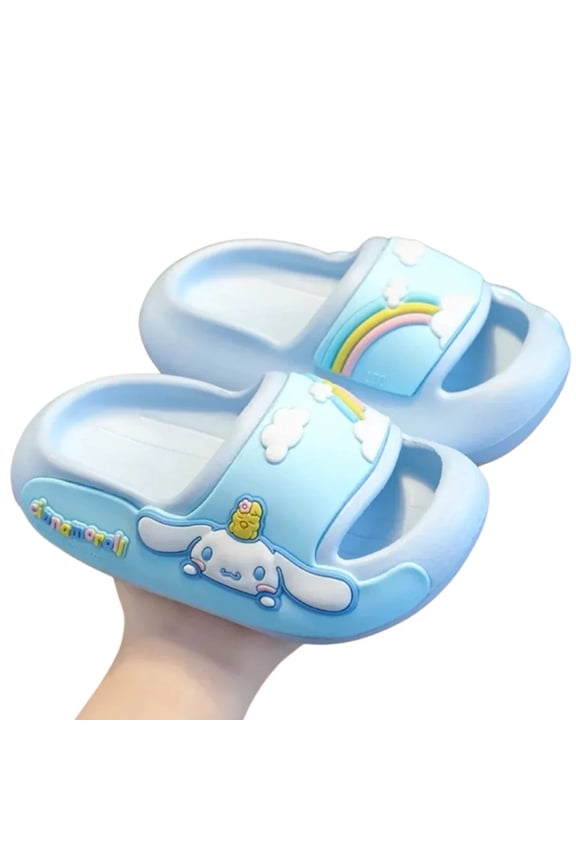 Cinnamoroll Rainbow Cloud Slides  Blue Sanrio EVA Sandals Women 9.510.5