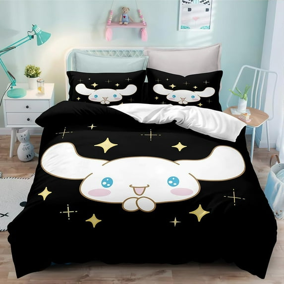 Cinnamoroll San-rio Bedding Set, 2-Piece/3-Piece Anime Ultra Soft ...