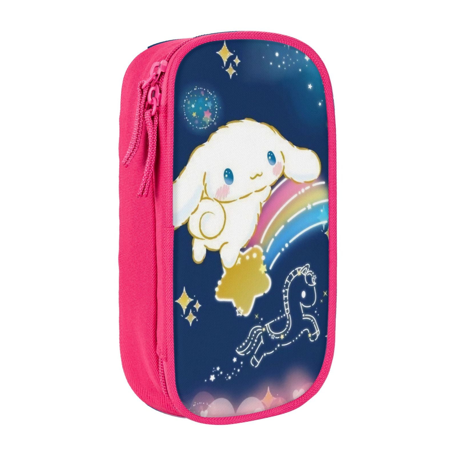 Hello Kitty Pencil Case,Pencil Pouch,Extra Big Pencil Bag,Pen Bag Wide Opening Soft Quilted Pencil Case Pouch Organizer Zipper Portable Pencil Case W