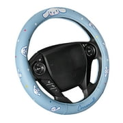 Carbella Steering Wheel Cover Universal Fit 14.5-15.5 Inch Cinnamoroll Blue, 1 Pack