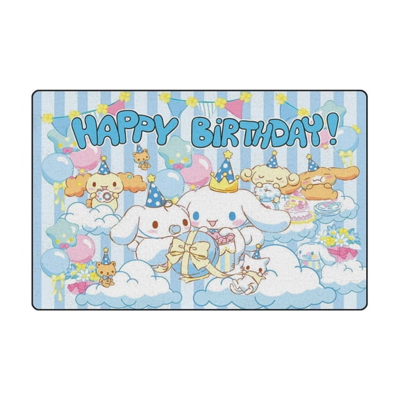 Cinnamoroll Theme Mat Home Kitchen Decor Non Slip Washable Indoor Door Mat for Bedroom Living Room Kitchen