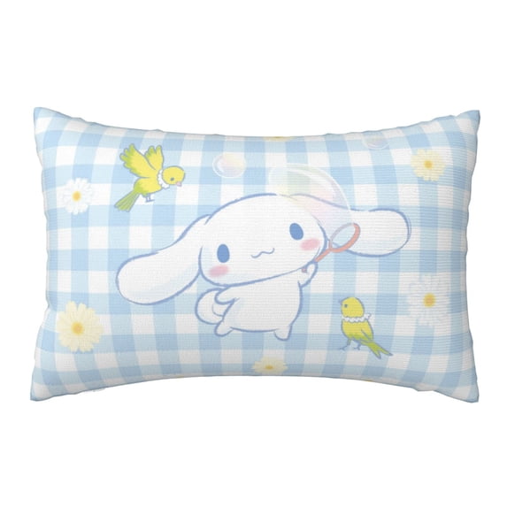Cinnamoroll Throw Pillow Cover Decoration Pillow Case Cushion for Home Sofa Couch Queen Size 20x30 Inch