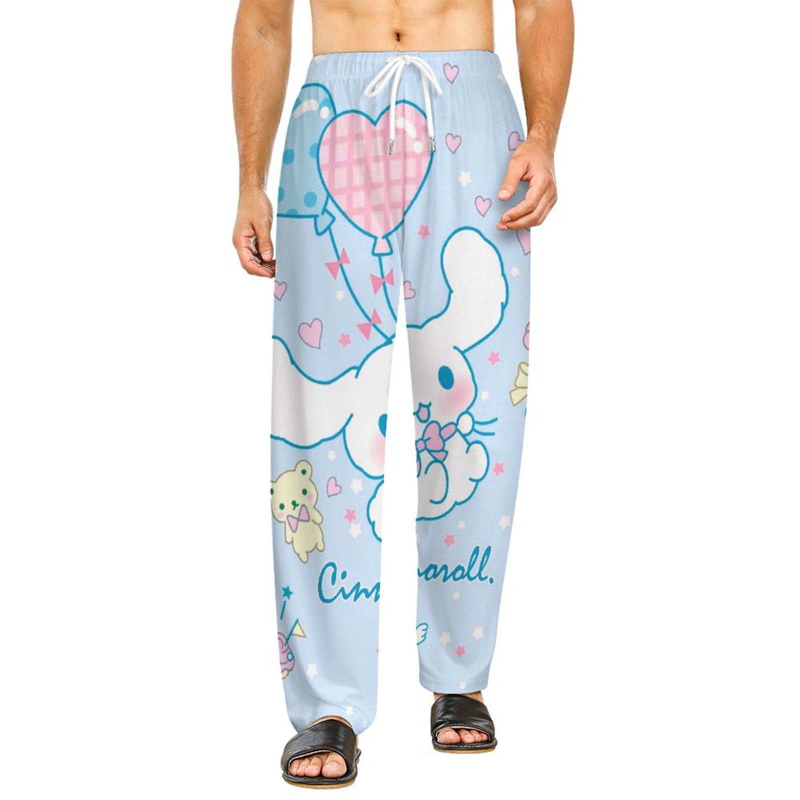 Cinnamoroll Unisex Pajama Pants Sleep & Lounge PJ Bottoms Warm
