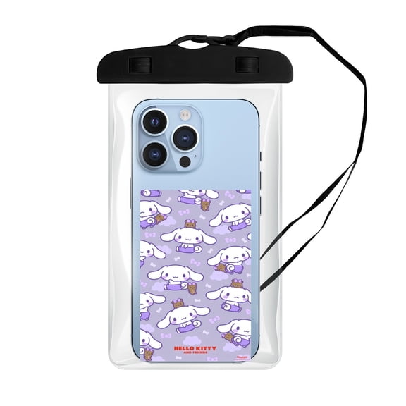 Cinnamoroll Waterproof Phone Pouch, Waterproof Phone Case for iPhone 16 15 14 13 Pro Max, Phone Dry Bag Beach Cruise Essentials