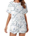 thumbnail image 1 of Cinnamoroll Women Pajamas Set Loungewear Sleepwear 2 Piece PJ Sets, 1 of 7