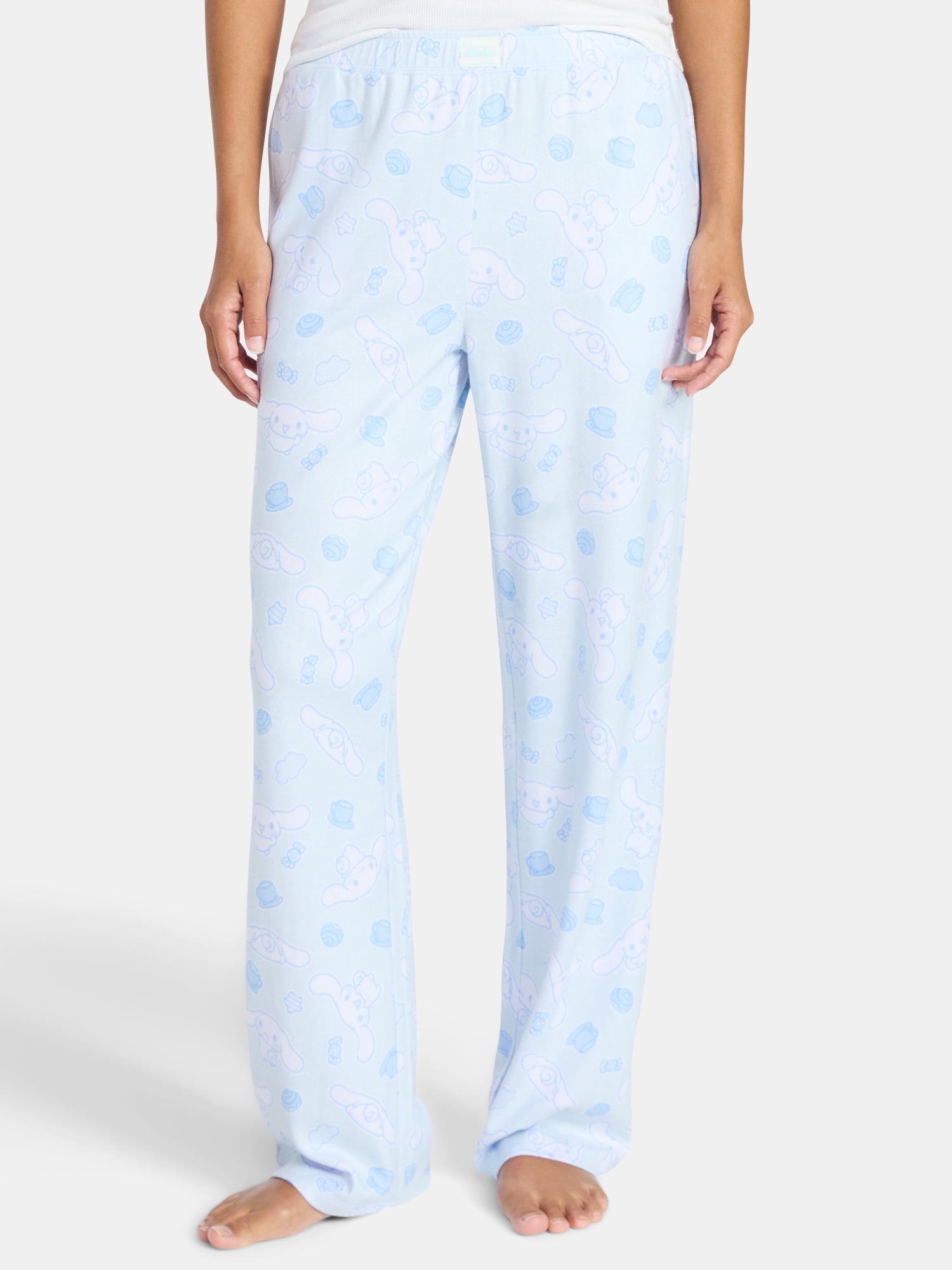 Cinnamoroll Women's and Women's Plus Sleep Pants with Pockets, 32" Inseam, Sizes XS-3X