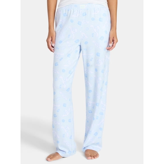 Cinnamoroll Women's and Women's Plus Sleep Pants with Pockets, 32" Inseam, Sizes XS-3X
